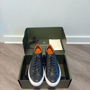 Beckett Simonon Reid Black Sneakers with White Soles